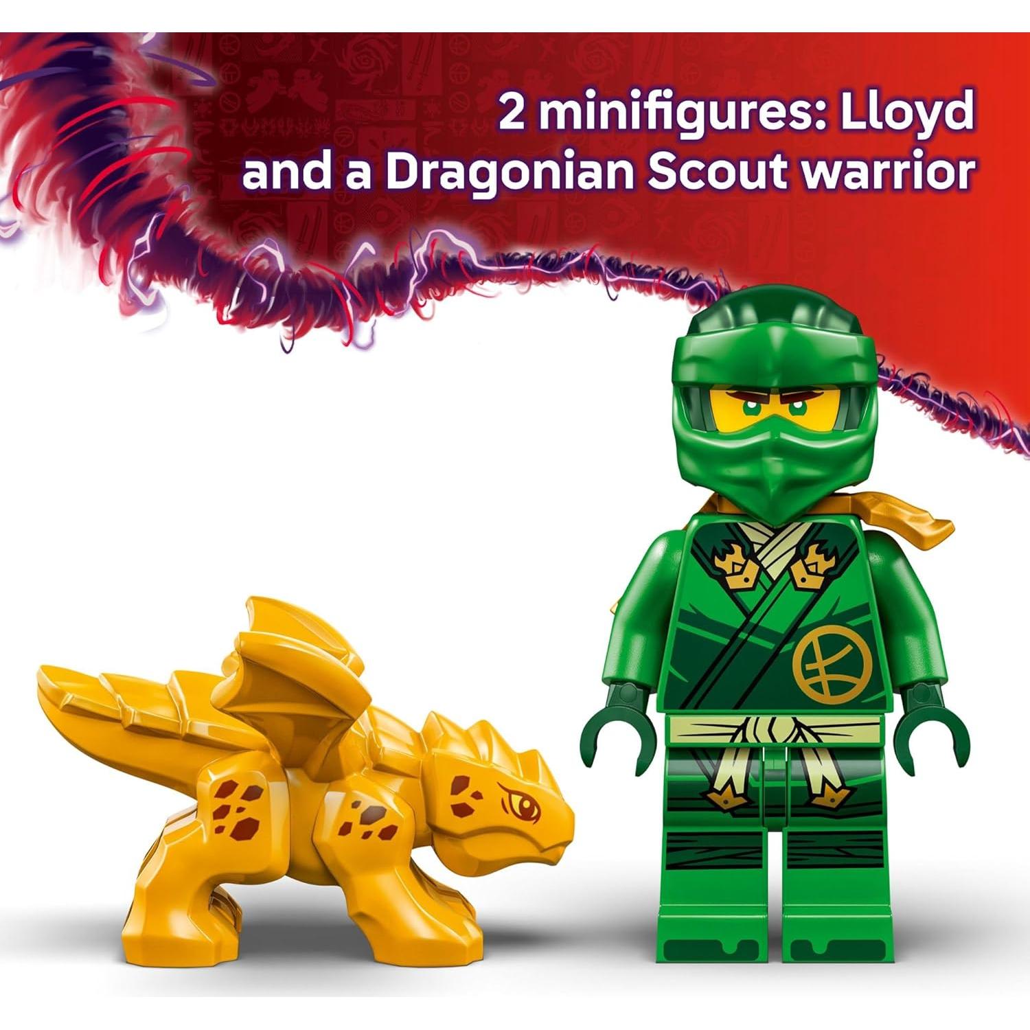 LEGO NINJAGO Dragón del Bosque Verde Lloyd - 128 Piezas