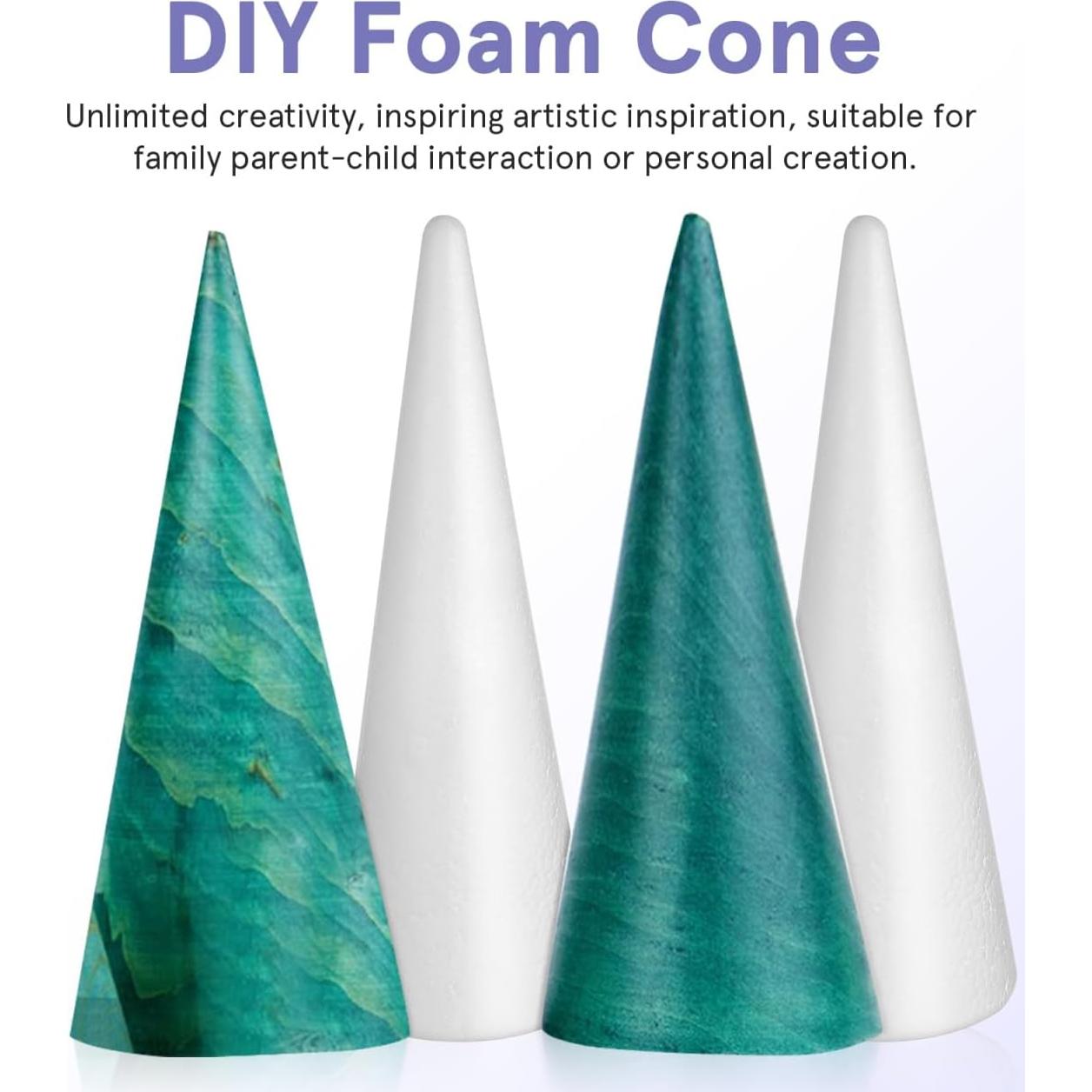 Conos de Poliestireno Operitacx 2 Pack 12.7x39.1 cm Manualidades