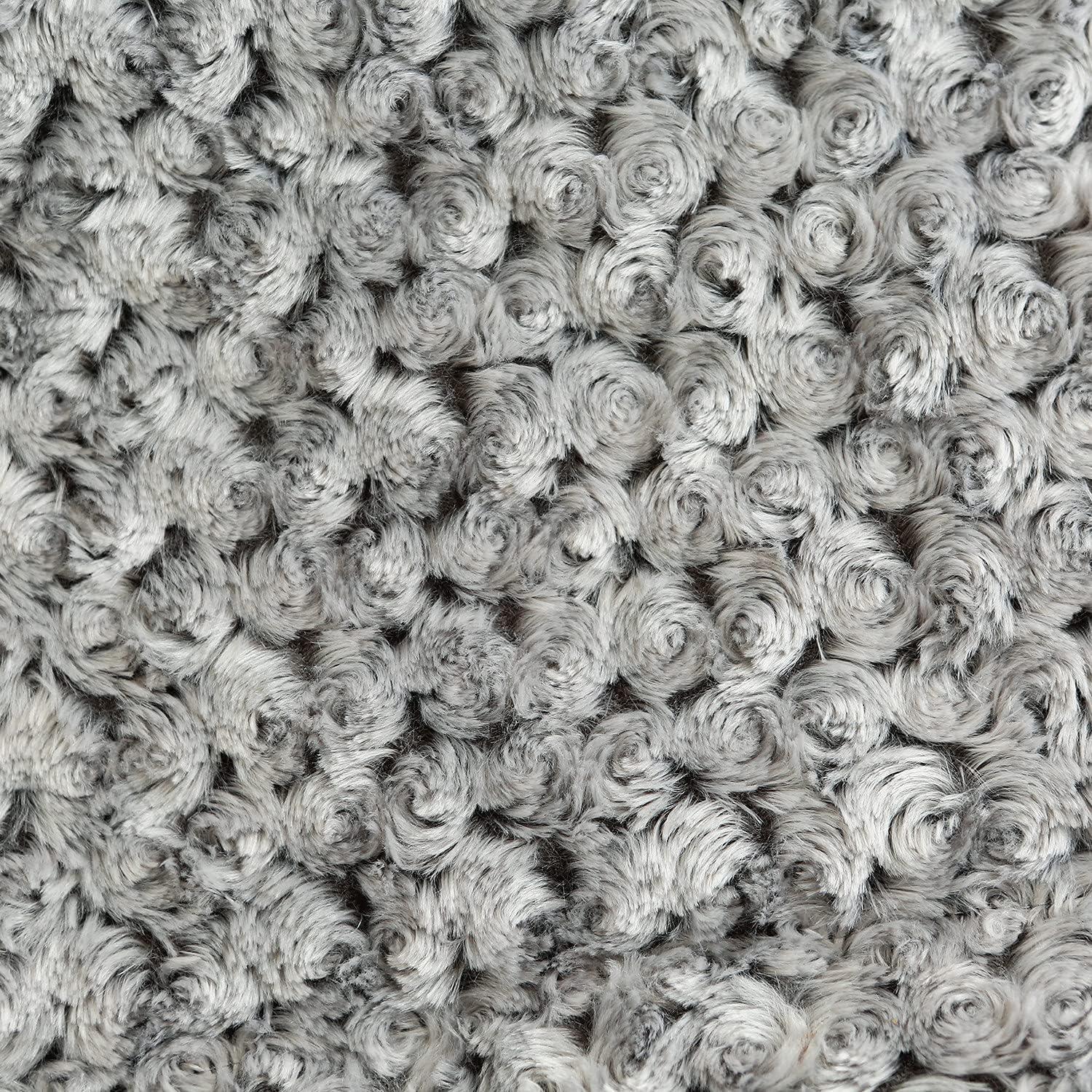 Manta de Microfibra Rey Simple&Opulence Gris 259x223cm 3D