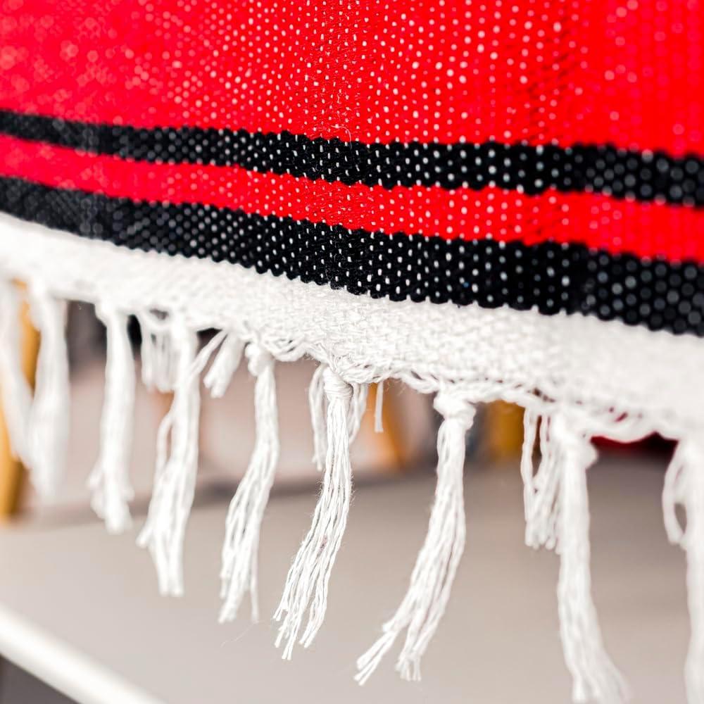 Manta Mexicana Airooglee 175x130 cm Roja - Yoga, Playa, Camping