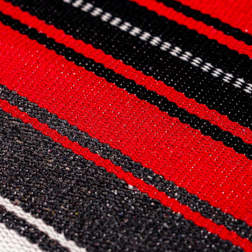 Manta Mexicana Airooglee 175x130 cm Roja - Yoga, Playa, Camping