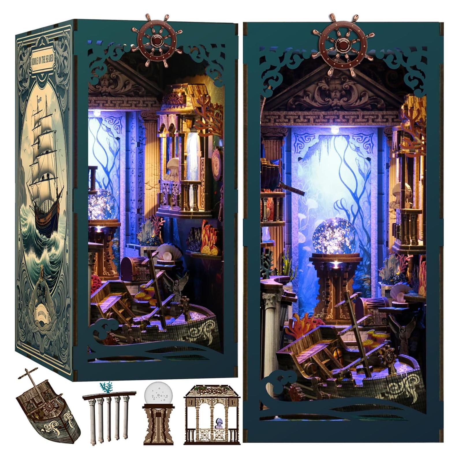 Kit Casa Miniatura DIY Vaki Vaki Laberinto Marino 3D