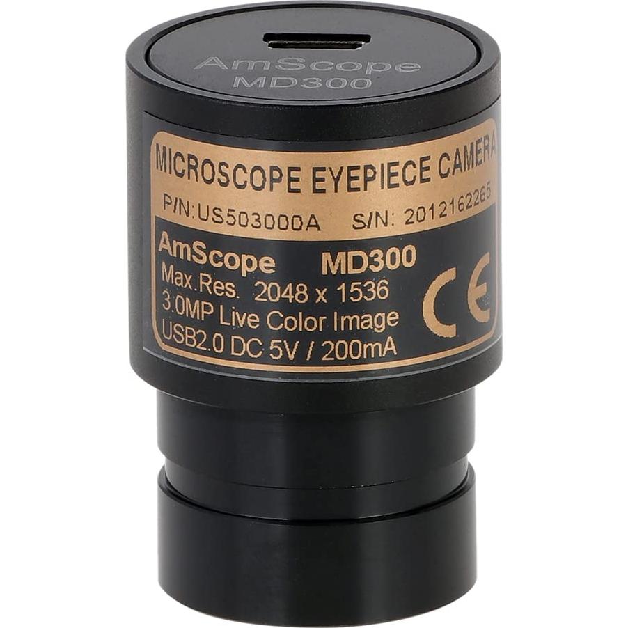 Cámara Digital de Microscopio AmScope MD300 3MP USB