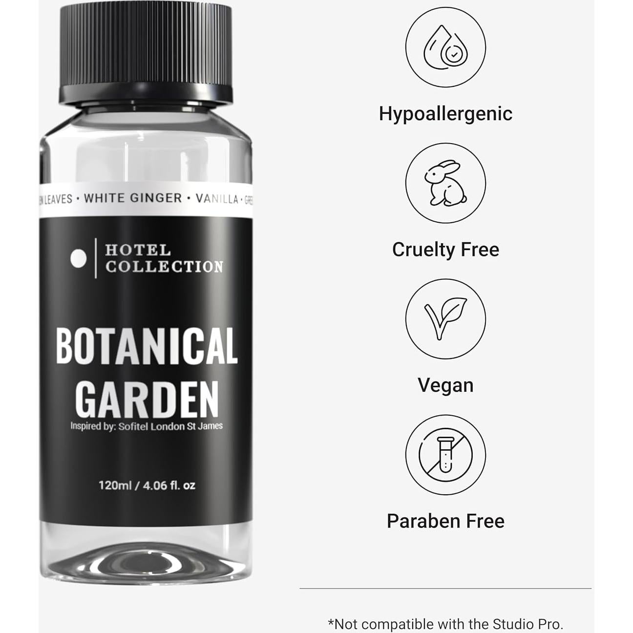 Aceite Difusor Jardín Botánico Aroma360 120mL - Hojas Verdes, Jengibre y Vainilla