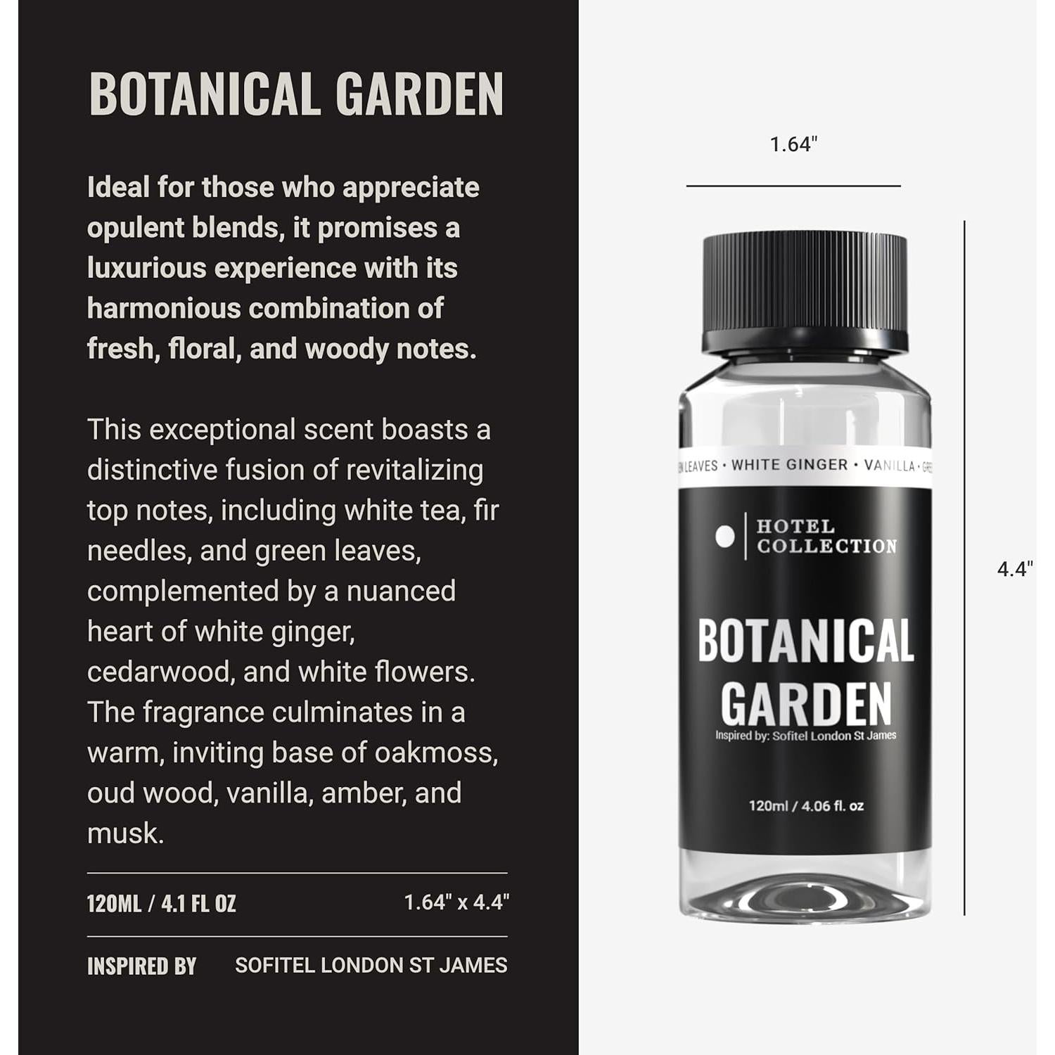 Aceite Difusor Jardín Botánico Aroma360 120mL - Hojas Verdes, Jengibre y Vainilla