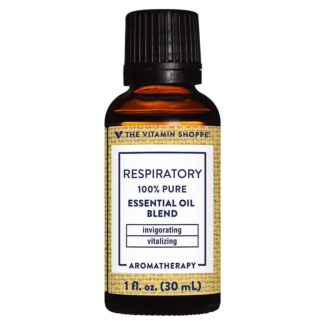 Aceite Esencial Respiratorio The Vitamin Shoppe 30 ml Eucalipto Menta