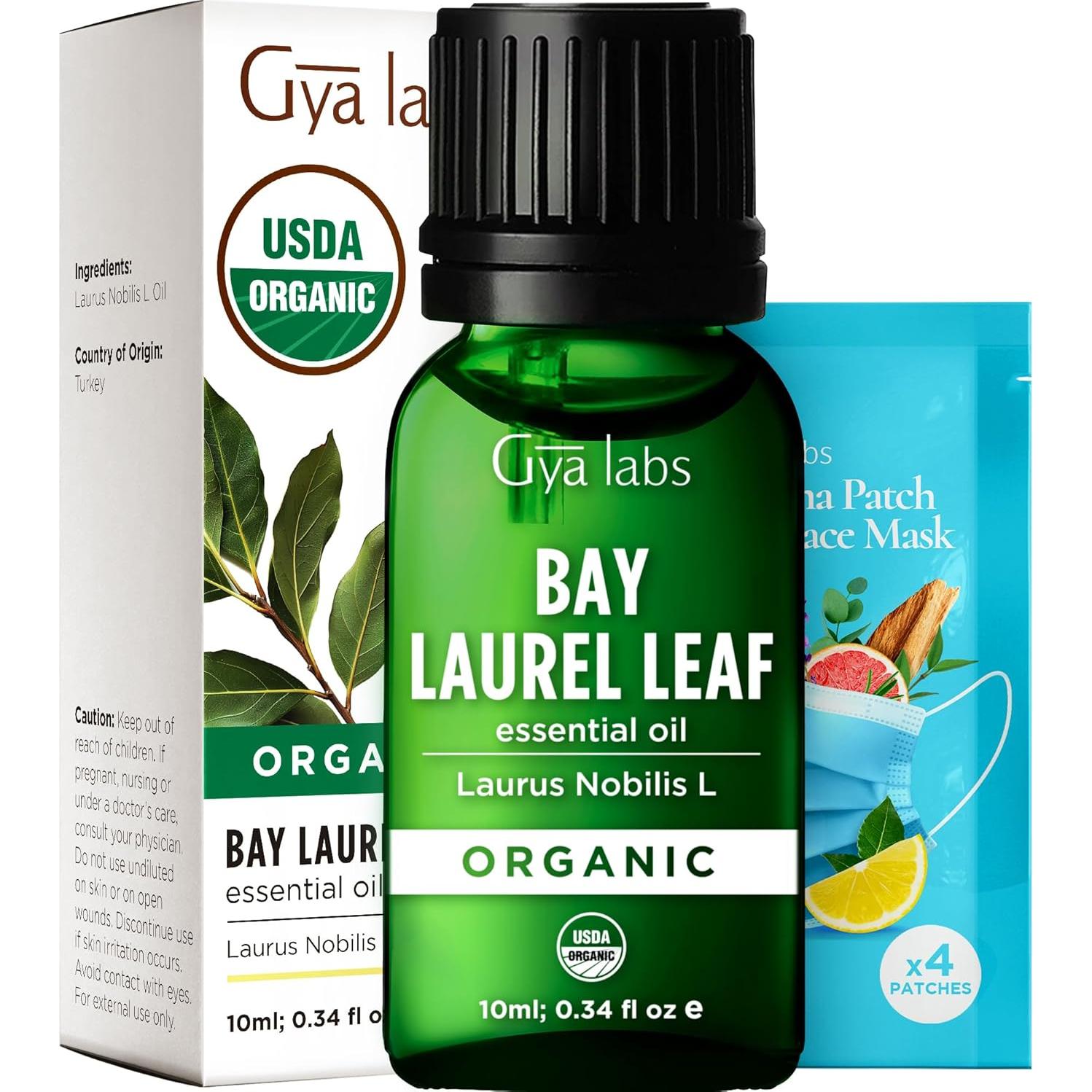 Set de Aceites Esenciales Gya Labs 20 ml - Laurel y Menta