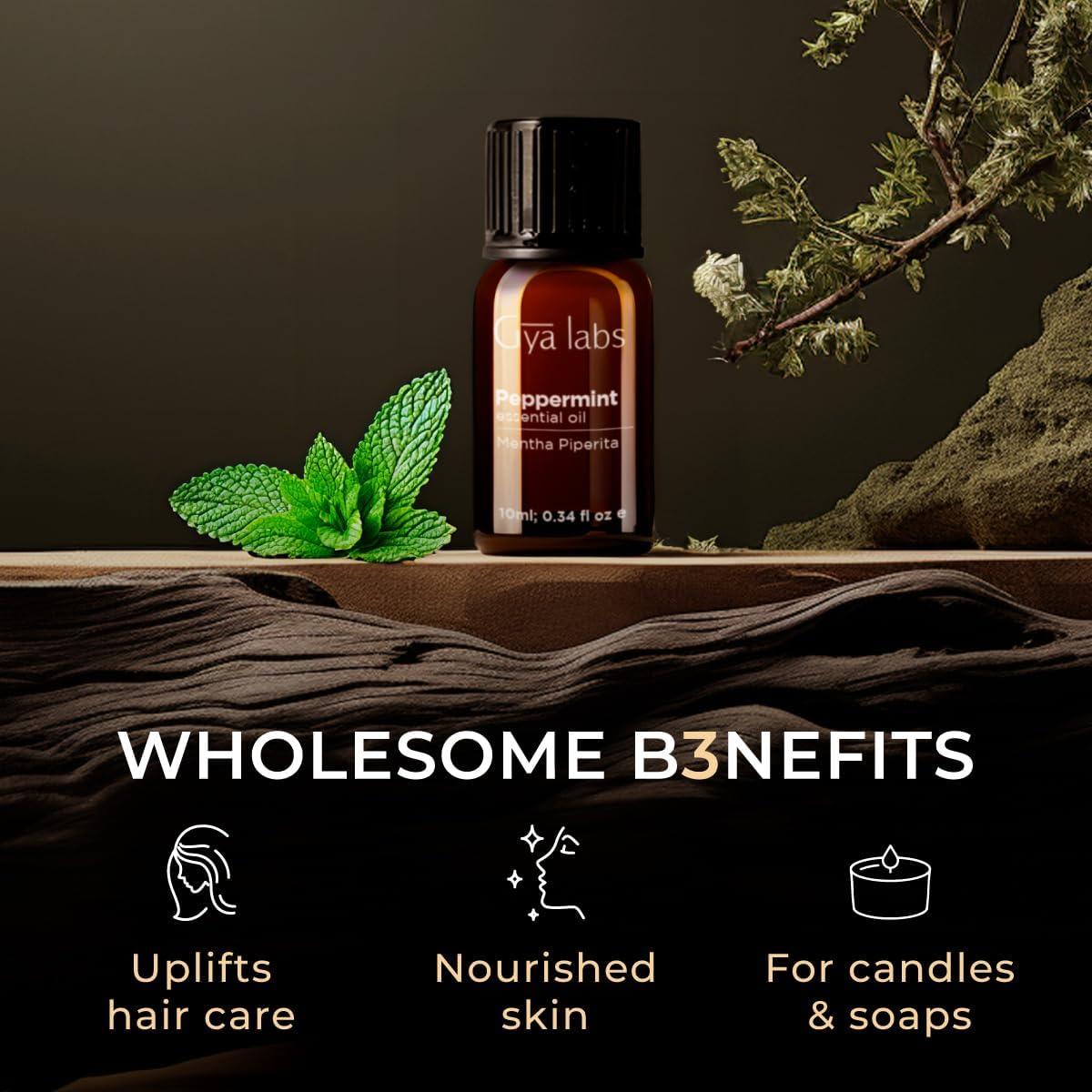 Set de Aceites Esenciales Gya Labs 20 ml - Laurel y Menta