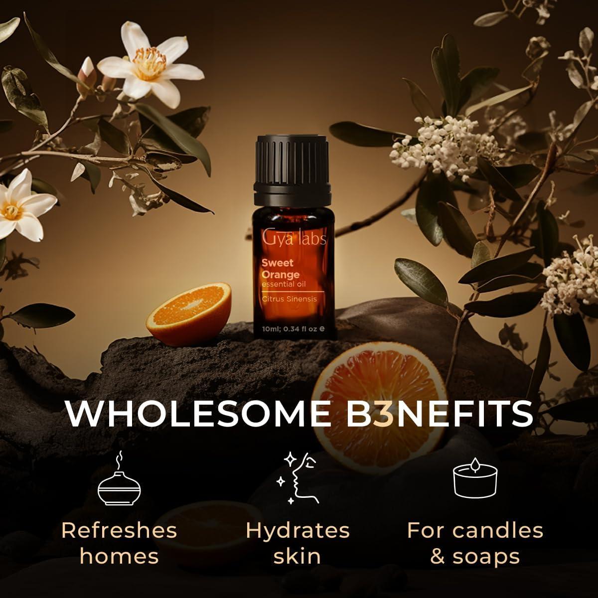 Conjunto de Aceites Esenciales Gya Labs 2x10ml - Laurel y Naranja