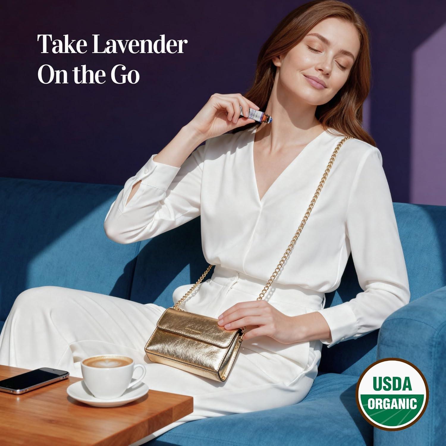 Aceite Esencial de Lavanda Roll On BodyJ4You 10ml - Puro y Orgánico