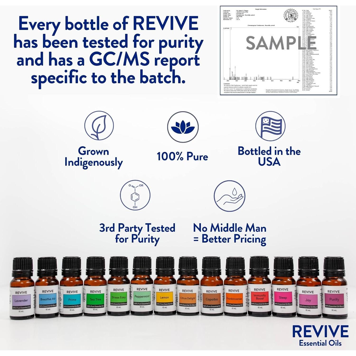 Aceite Esencial de Árbol de Té 30mL REVIVE - 100% Puro Grado Terapéutico