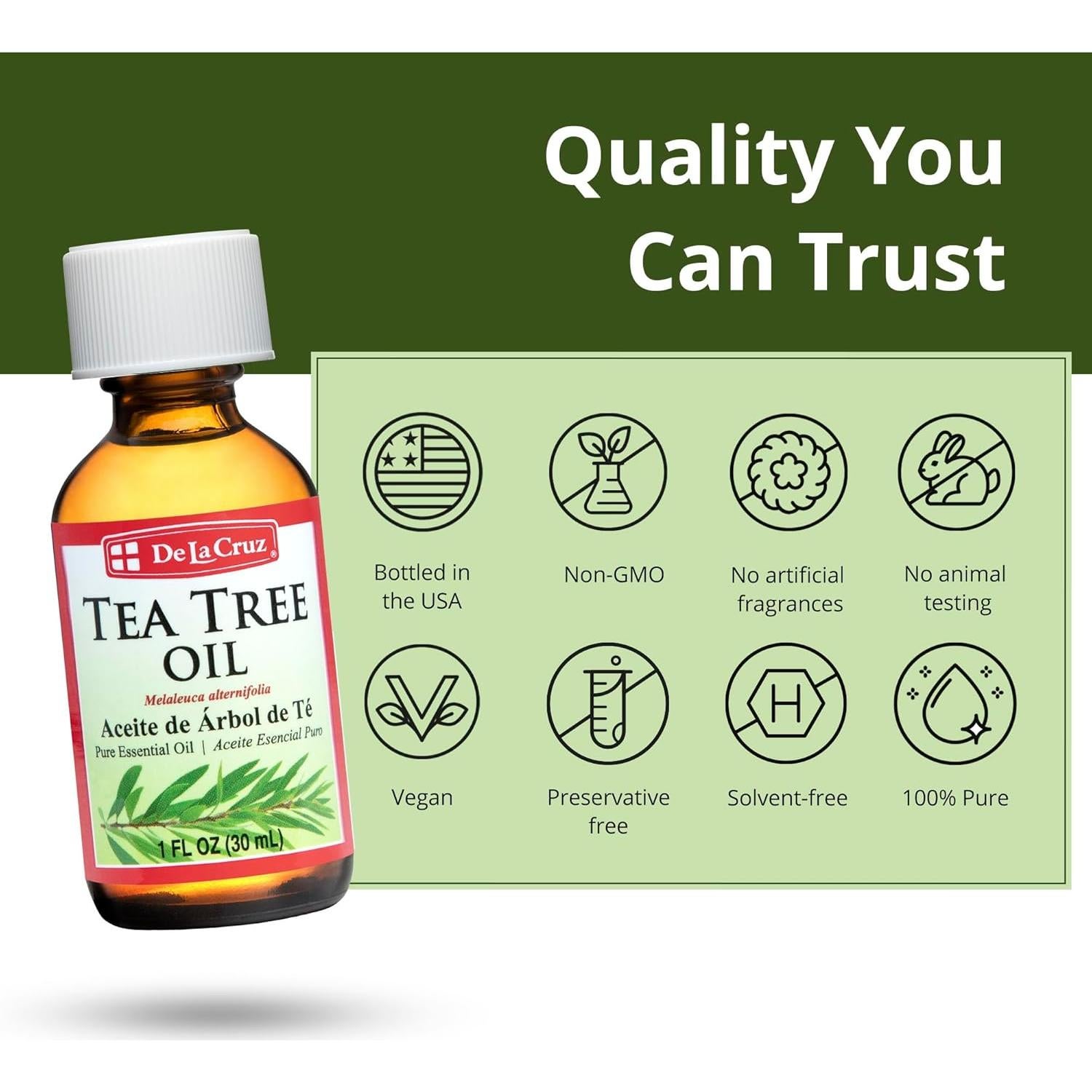 Aceite Esencial de Árbol de Té DLC 100% Puro 30 mL