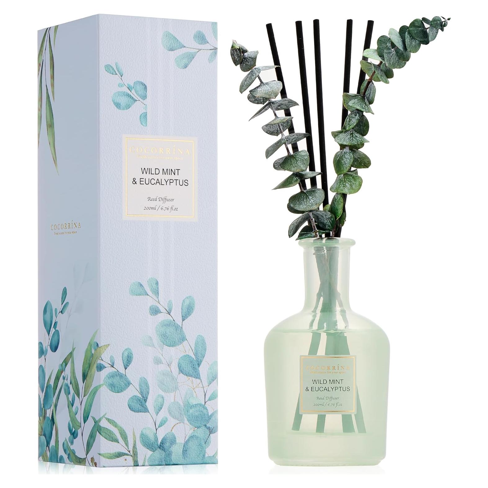 Difusor de Varitas COCORRÍNA Eucalipto y Menta 200ml