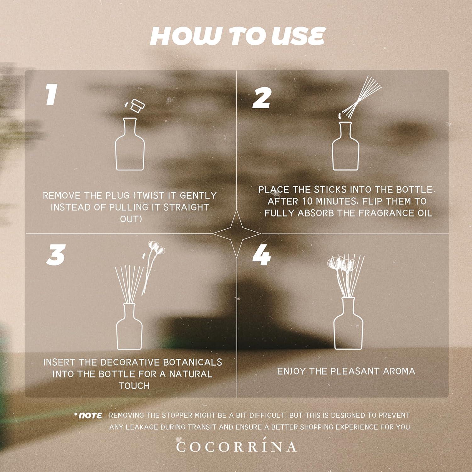 Difusor de Varitas COCORRÍNA Eucalipto y Menta 200ml