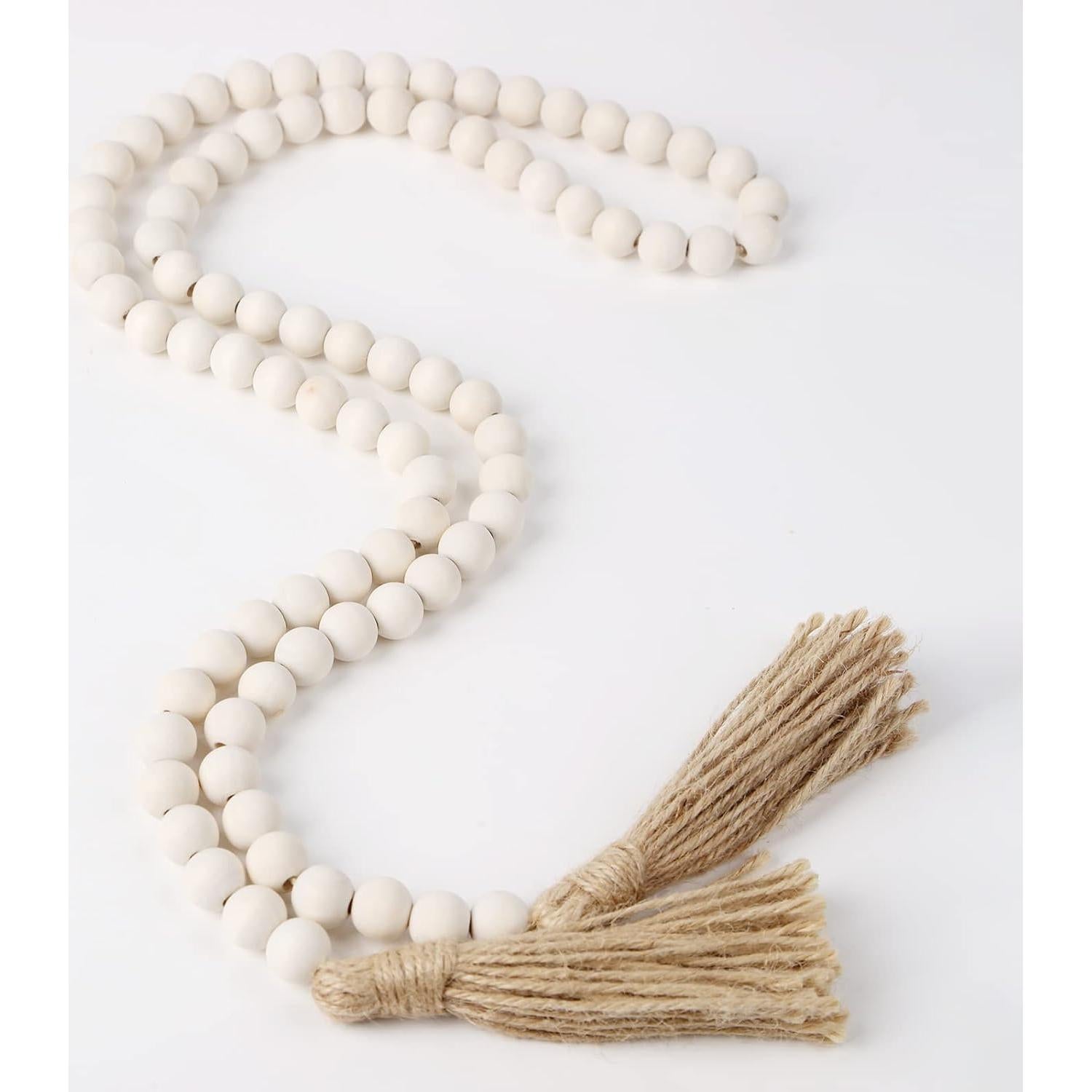 Guirnalda de Cuentas de Madera RGB World 148cm Decoración Boho
