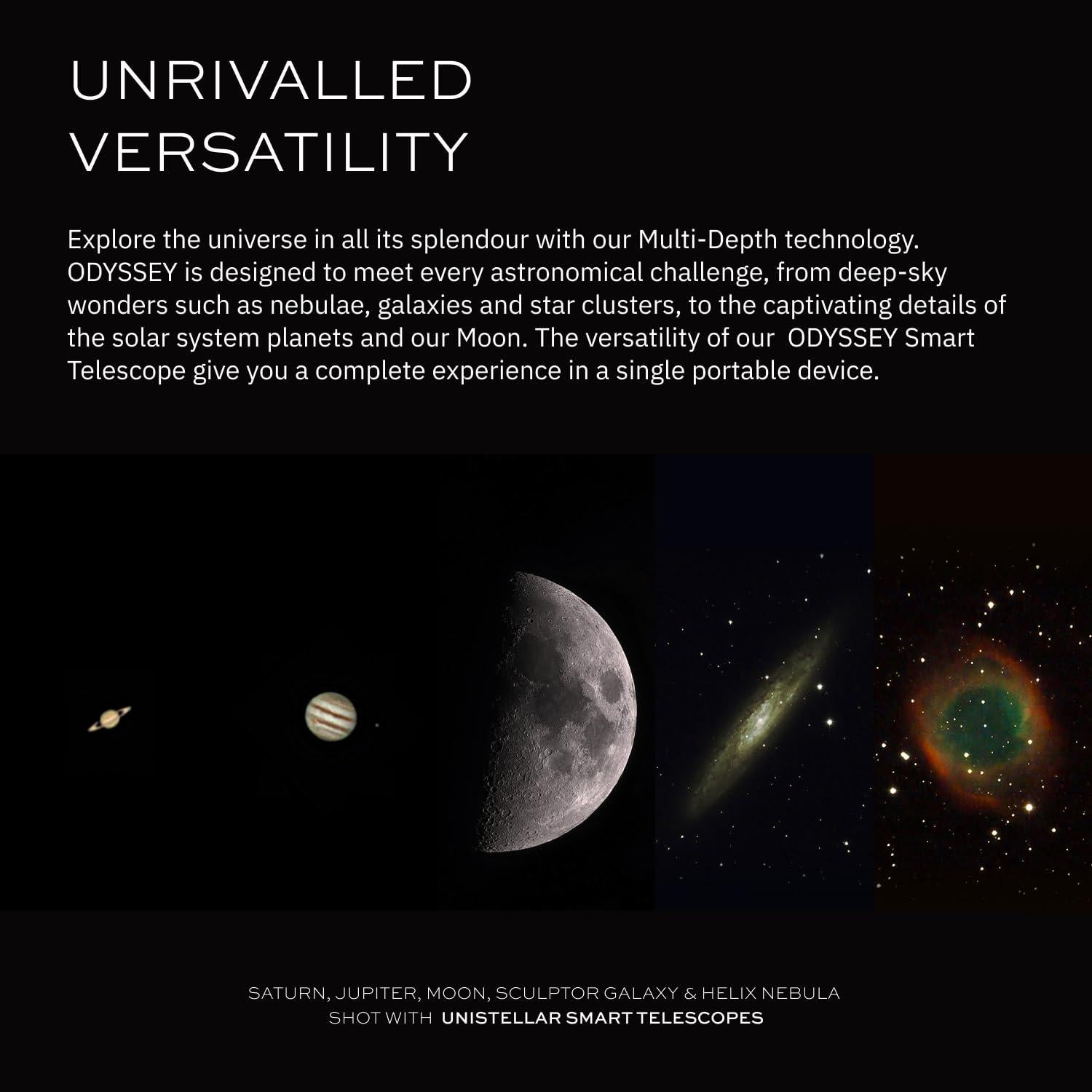 Telescopio Digital UNISTELLAR Odyssey - Enfoque Automático