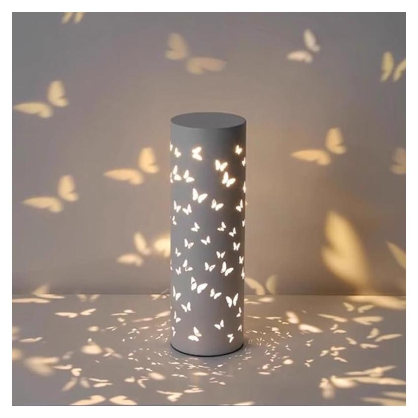 Lámpara de Noche Mariposa LED YIKEGE 20.5cm USB Rotatable