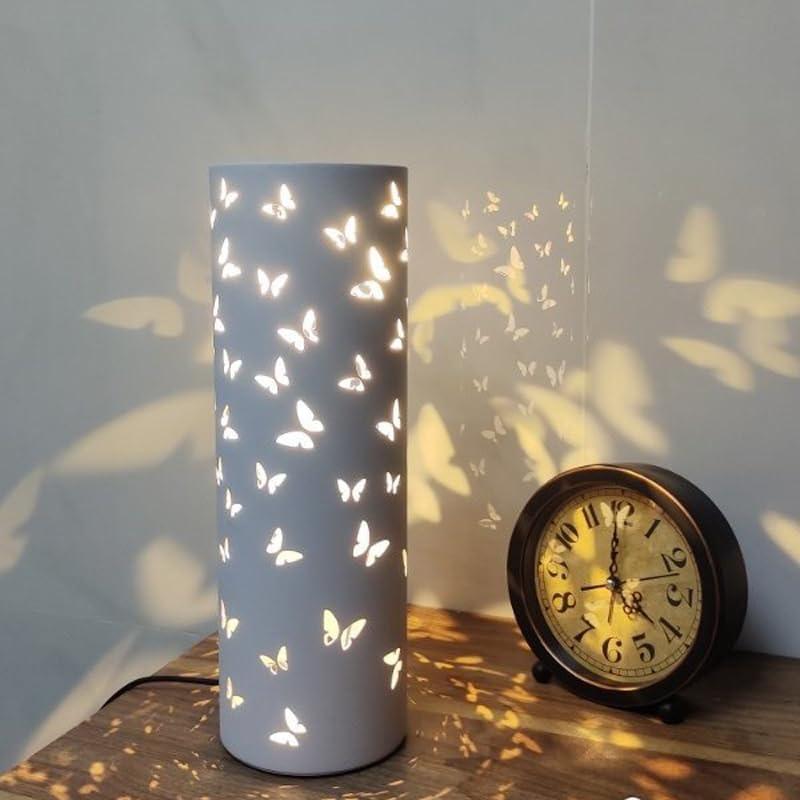 Lámpara de Noche Mariposa LED YIKEGE 20.5cm USB Rotatable