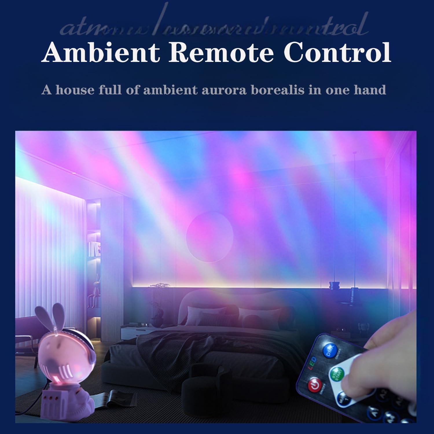 Proyector de Estrellas Astronauta Conejo ZHIJIANG LED Violeta