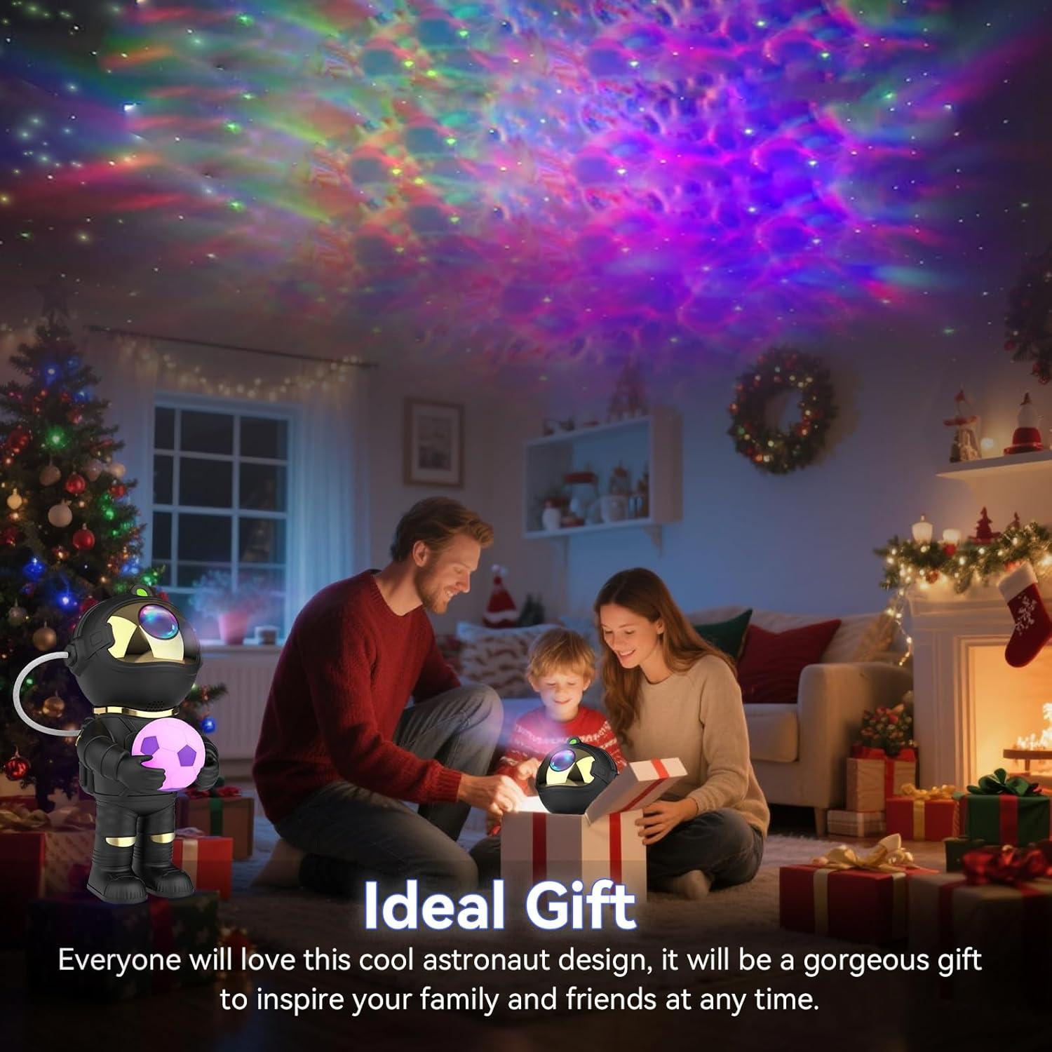 Proyector de Estrellas YLQ Astronauta con Control Remoto 20cm