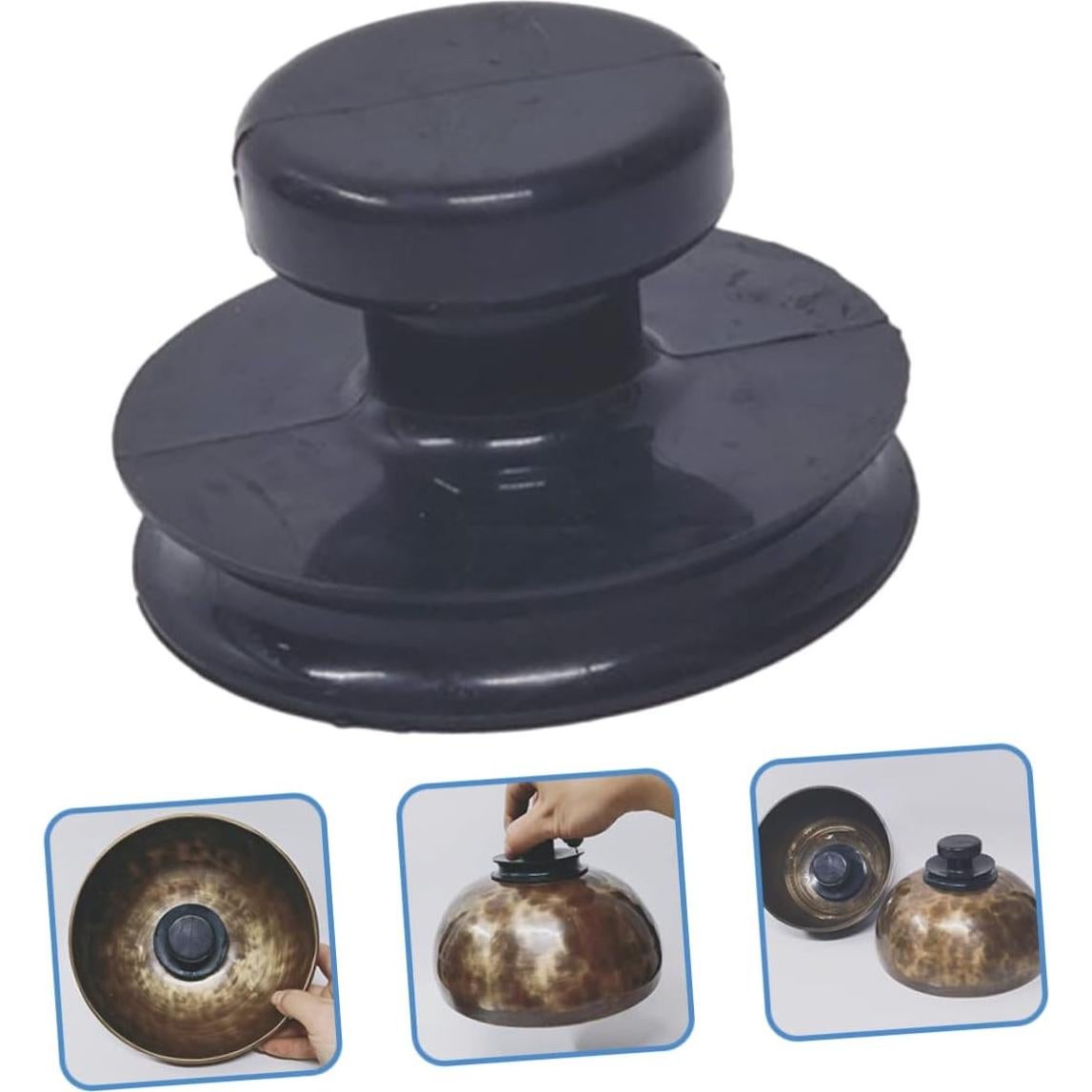 Mango de Ventosa para Cuenco Sonoro Homoyoyo - Estabilizador de Goma