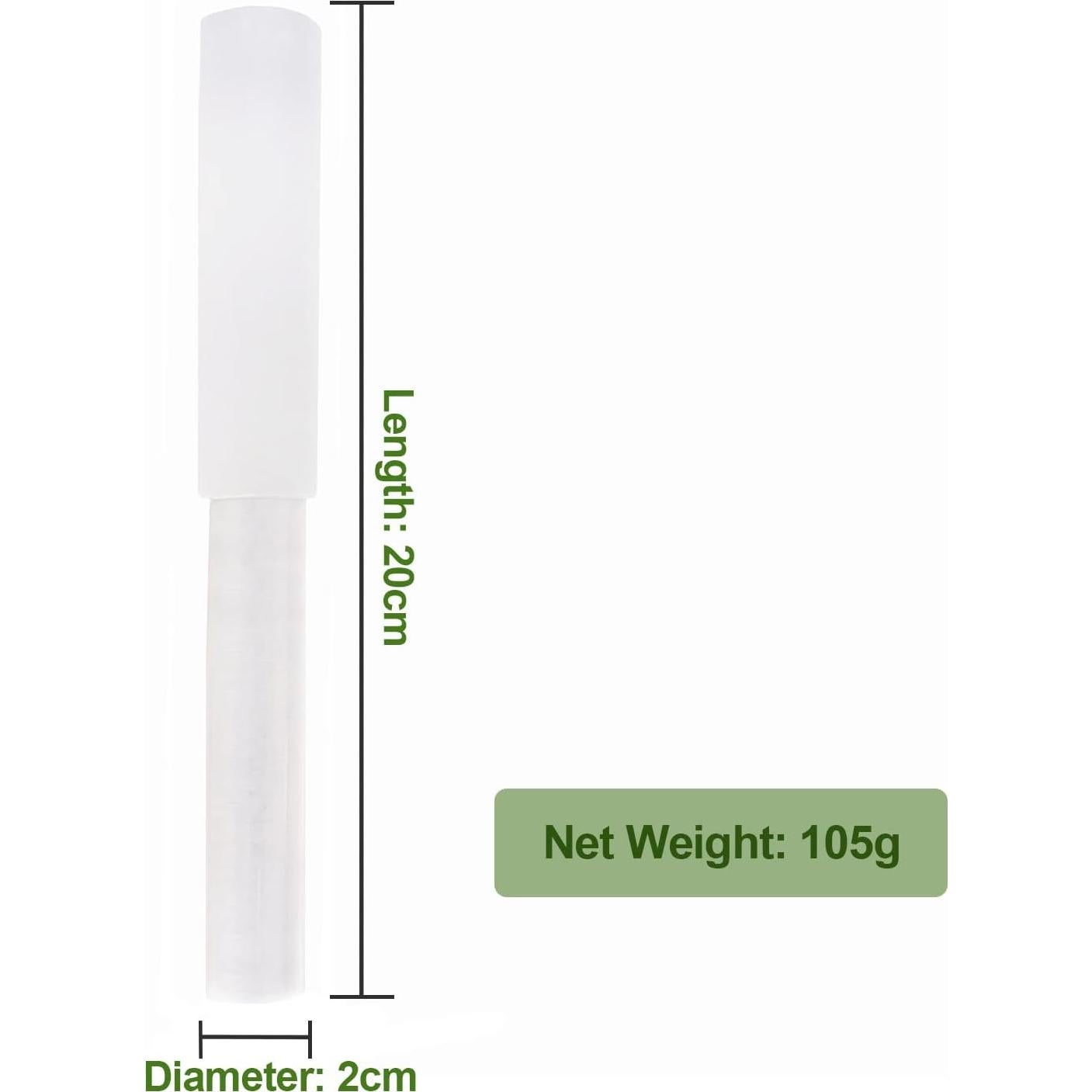 Mazo de Cuenco Cantante Acrílico Transparente UPCEED 20 cm