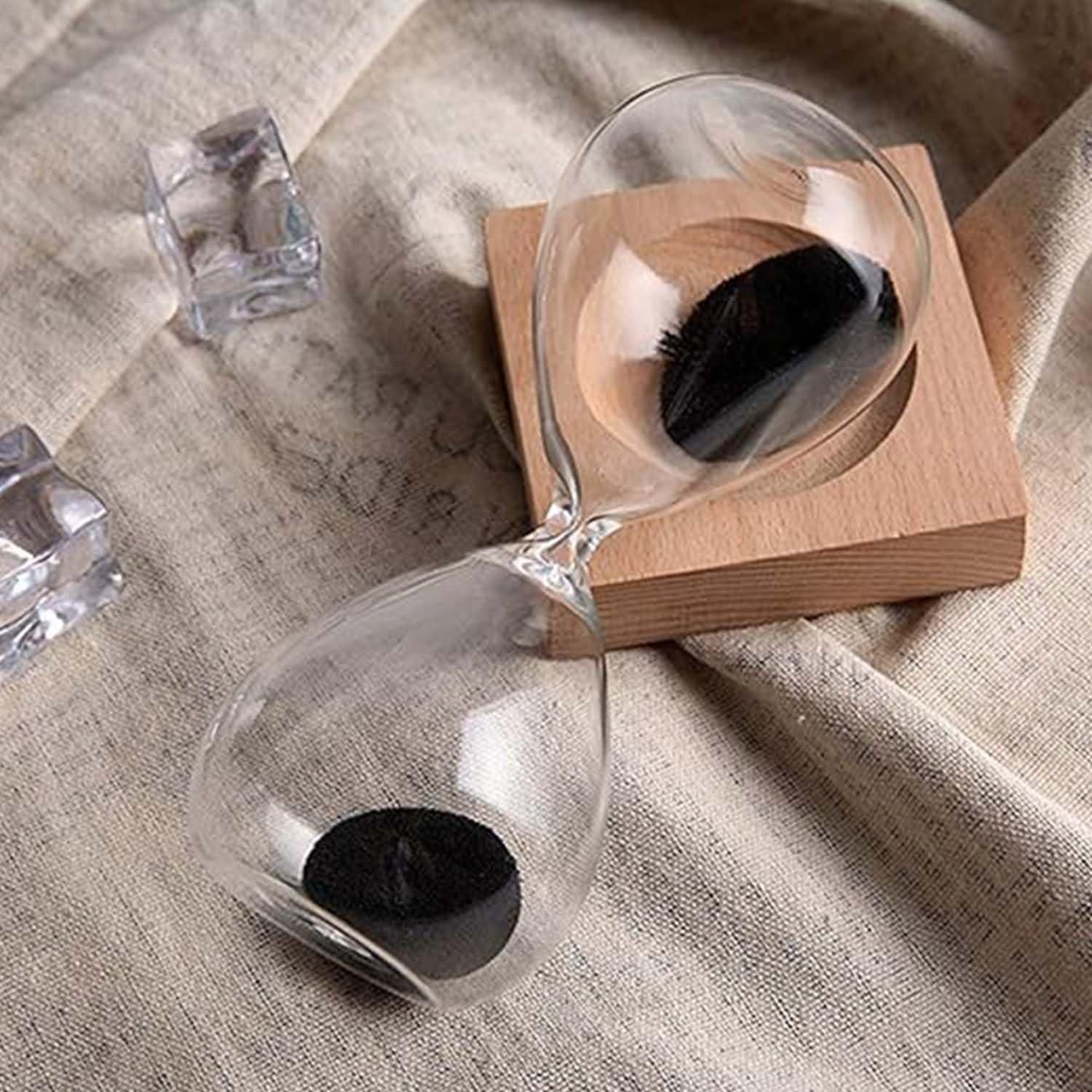 Reloj de Arena Magnético SuLiao 1 Minuto con Base de Madera