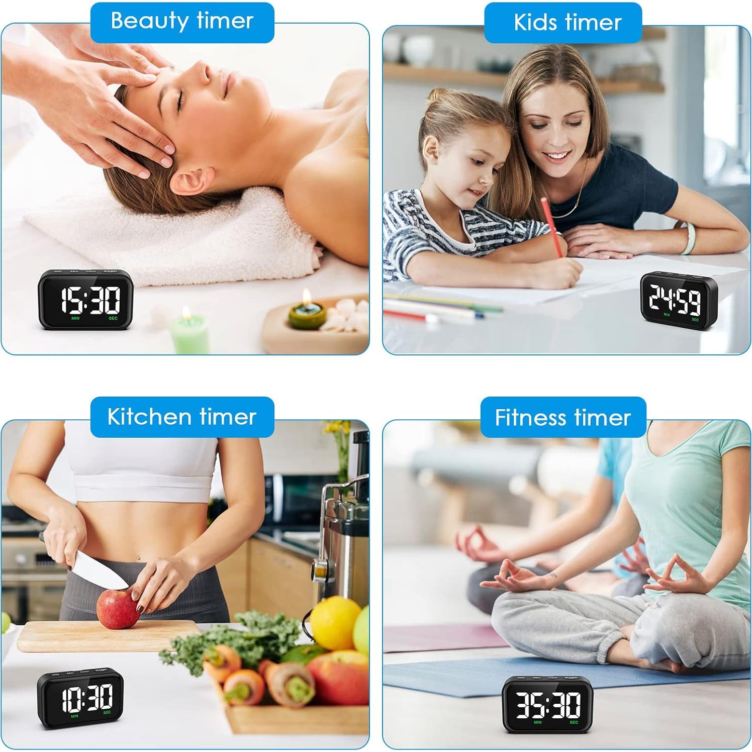 Temporizador de Cocina Digital Olipiter con Pantalla LED 3.5"