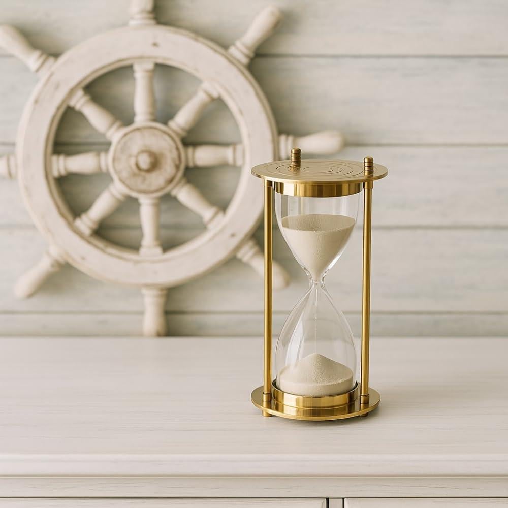 Reloj de Arena Dorado GLOBEDECOR 15.24 cm - 5 Minutos