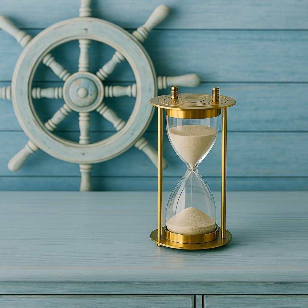 Reloj de Arena Dorado GLOBEDECOR 15.24 cm - 5 Minutos