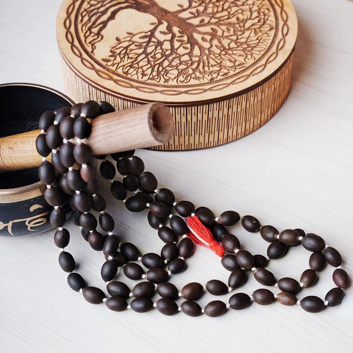 Rosario de Semillas de Loto Kamal Gatta 108 Cuentas Meditación