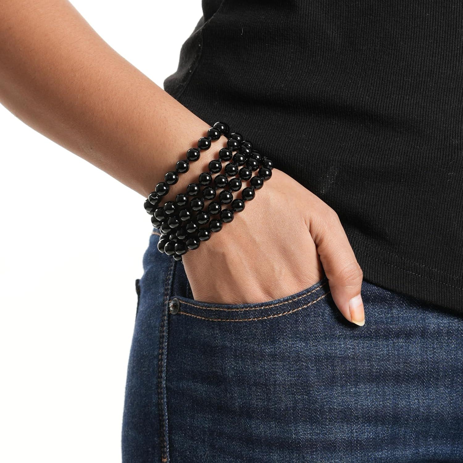 Mala de Oración 108 Cuentas Tourmalina Negra Natural