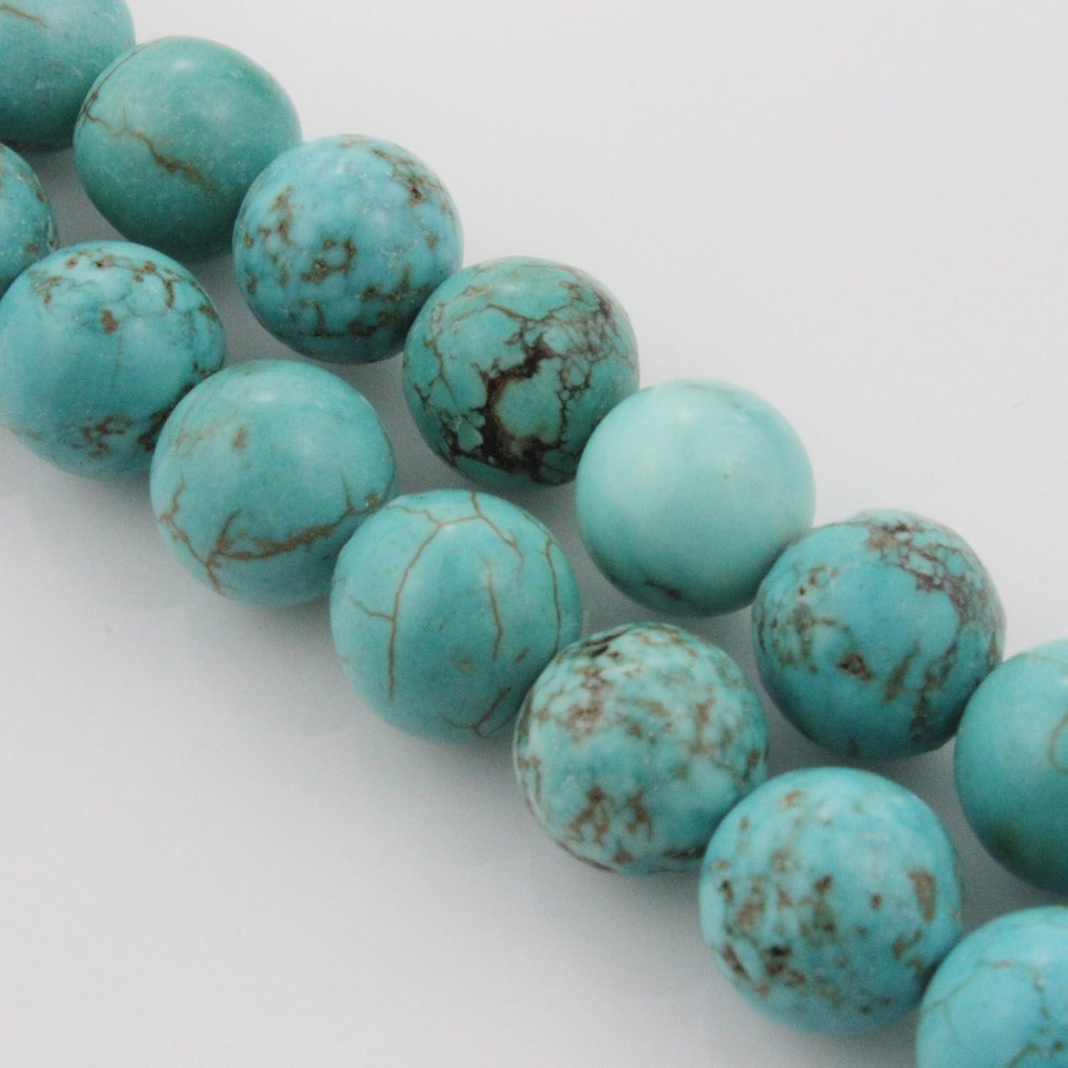 Pulsera Mala Liuanan 108 Cuentas 8mm Turquesa Natural