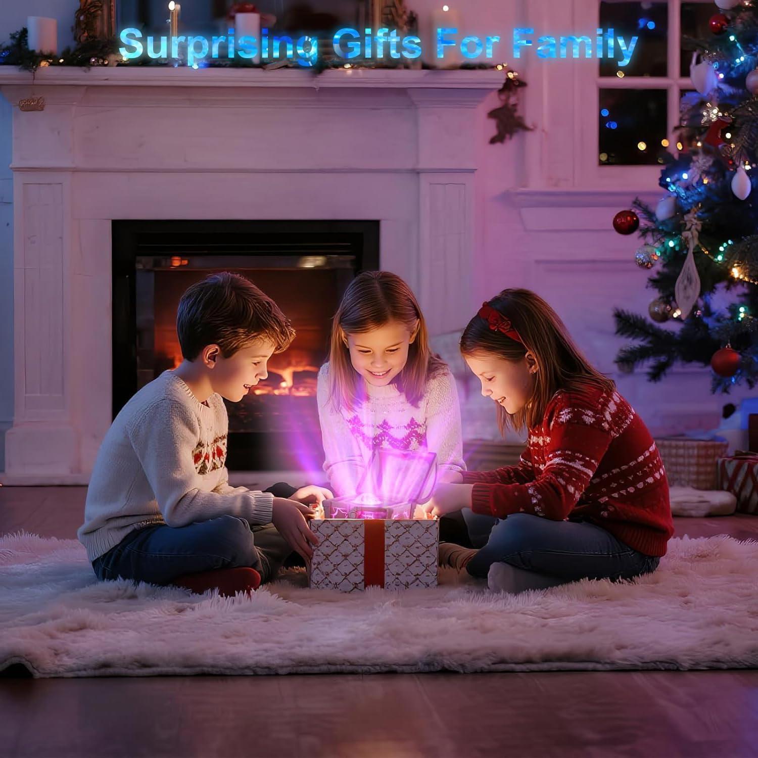 Proyector de Luces del Norte Rosa con Control Remoto y Ruido Blanco