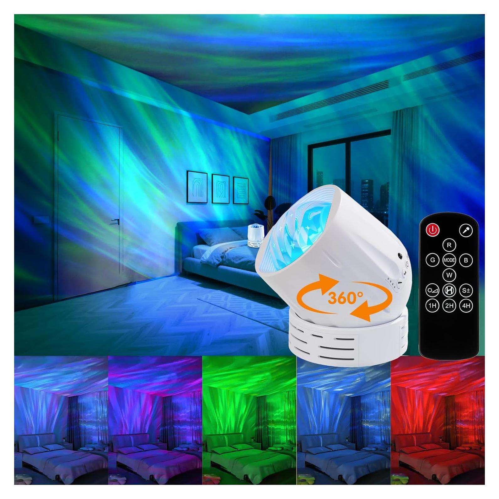 Proyector de Luz Aurora Joytey BL-XK01, 22 Colores, Luz Nocturna