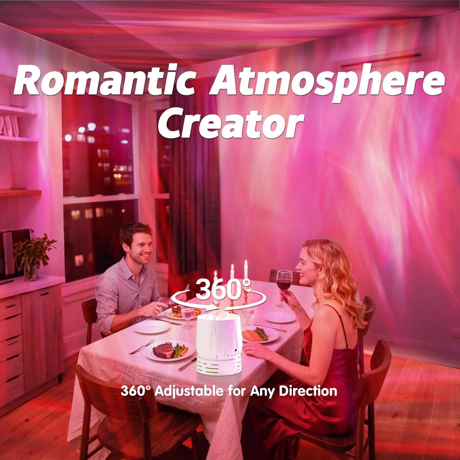 Proyector de Luz Aurora Joytey BL-XK01, 22 Colores, Luz Nocturna