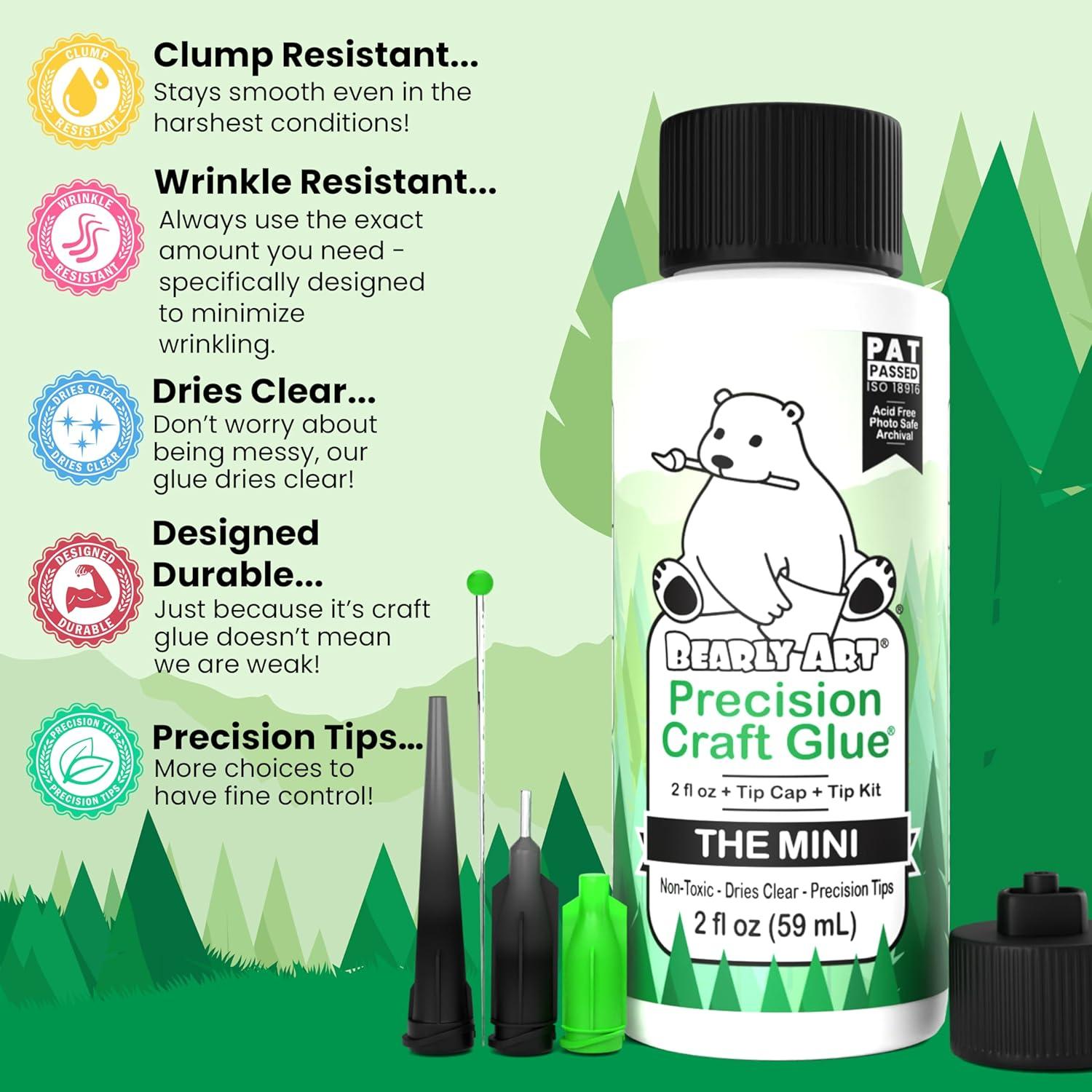 Pegamento Bearly Art Mini 60ml con Kit de Punta - Manualidades