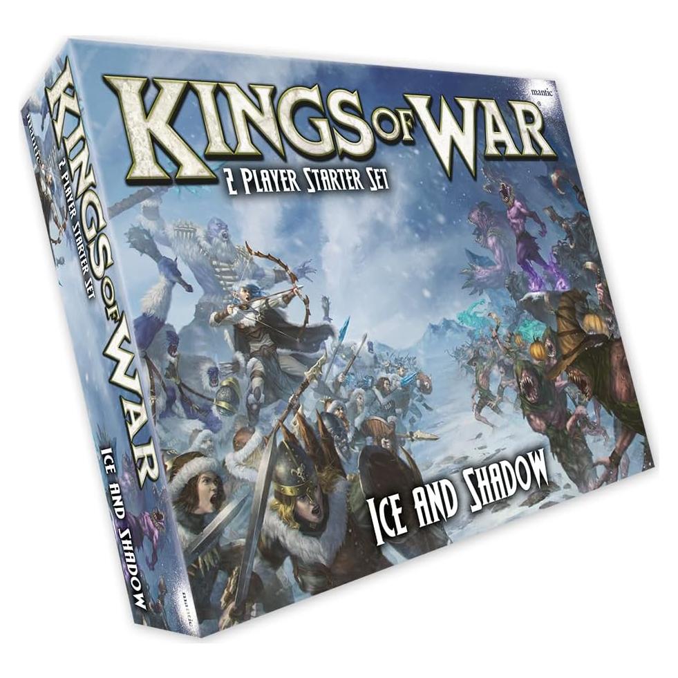 Juego de Inicio Kings of War Mantic Hielo y Sombra 2 Jugadores