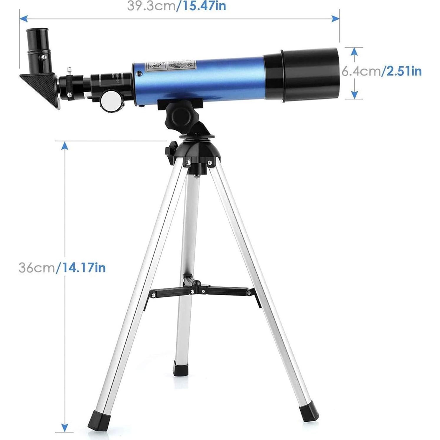 Telescopio Astronómico Brillianceice F36050 para Niños 90x