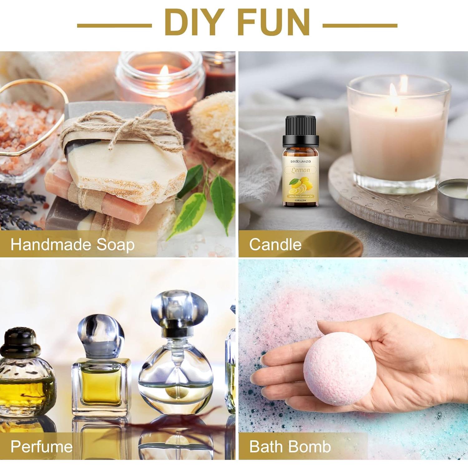 Aceite Esencial de Limón Puro 9.86 ml Sedbuwza - Aromaterapia