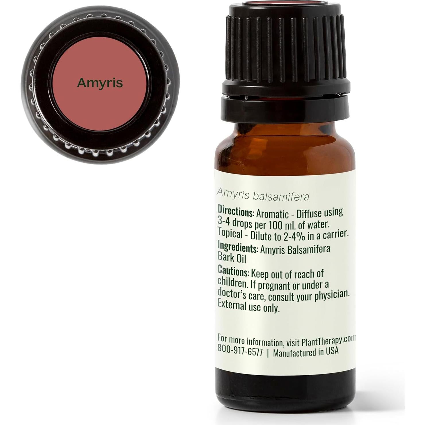 Aceite Esencial de Amyris Plant Therapy 10 mL 100% Puro