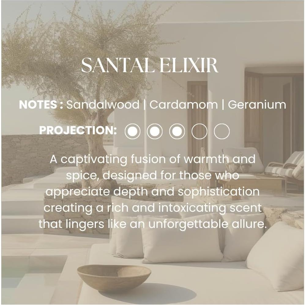 Perfume para el Hogar KHAPRI Elixir de Sándalo 15mL Aceites Esenciales