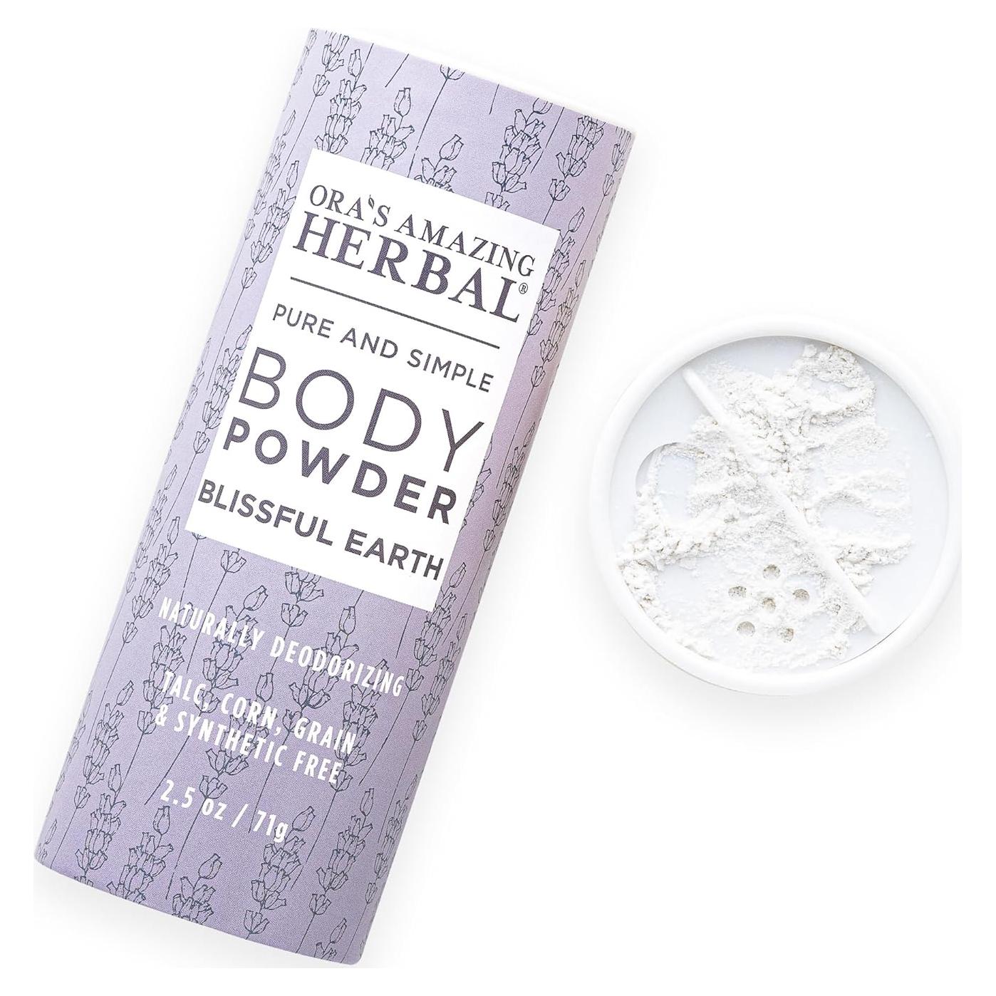 Polvo Corporal Libre de Talco Ora's Amazing Herbal 70.9 g