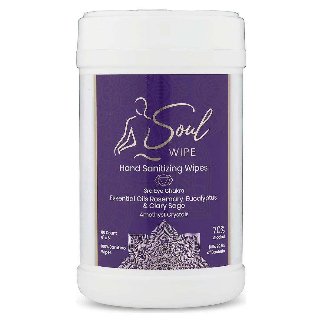 Toallitas Desinfectantes de Manos Eucalipto y Romero 100% Bambú