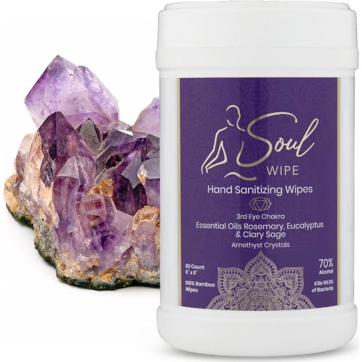 Toallitas Desinfectantes de Manos Eucalipto y Romero 100% Bambú