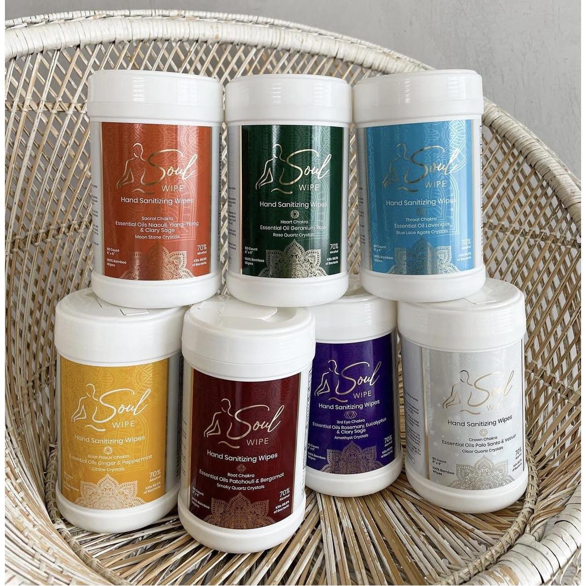 Toallitas Desinfectantes de Manos Eucalipto y Romero 100% Bambú