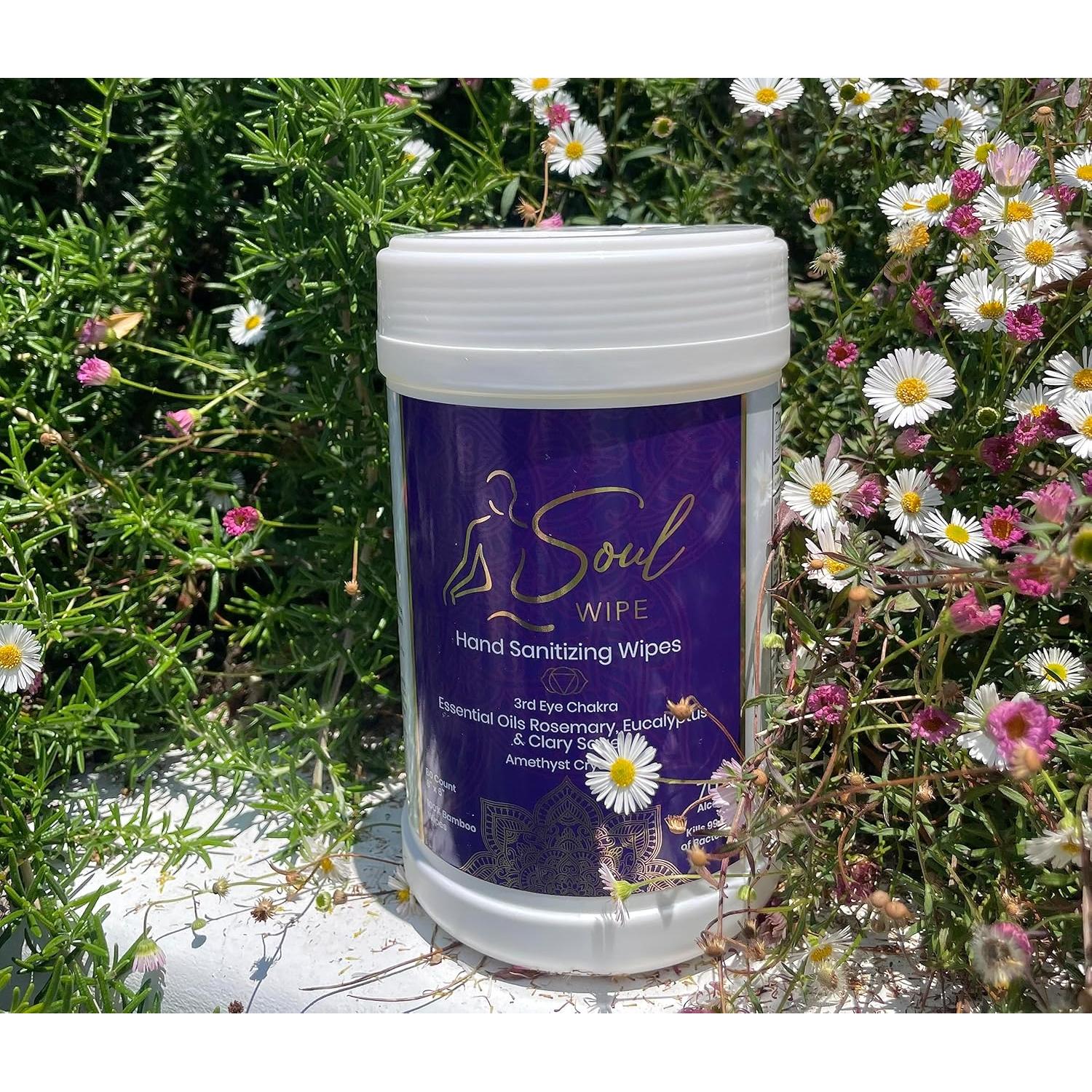 Toallitas Desinfectantes de Manos Eucalipto y Romero 100% Bambú