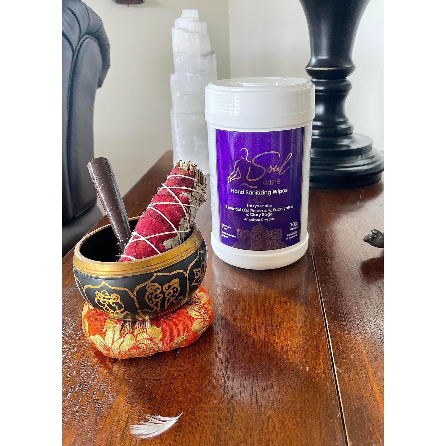 Toallitas Desinfectantes de Manos Eucalipto y Romero 100% Bambú