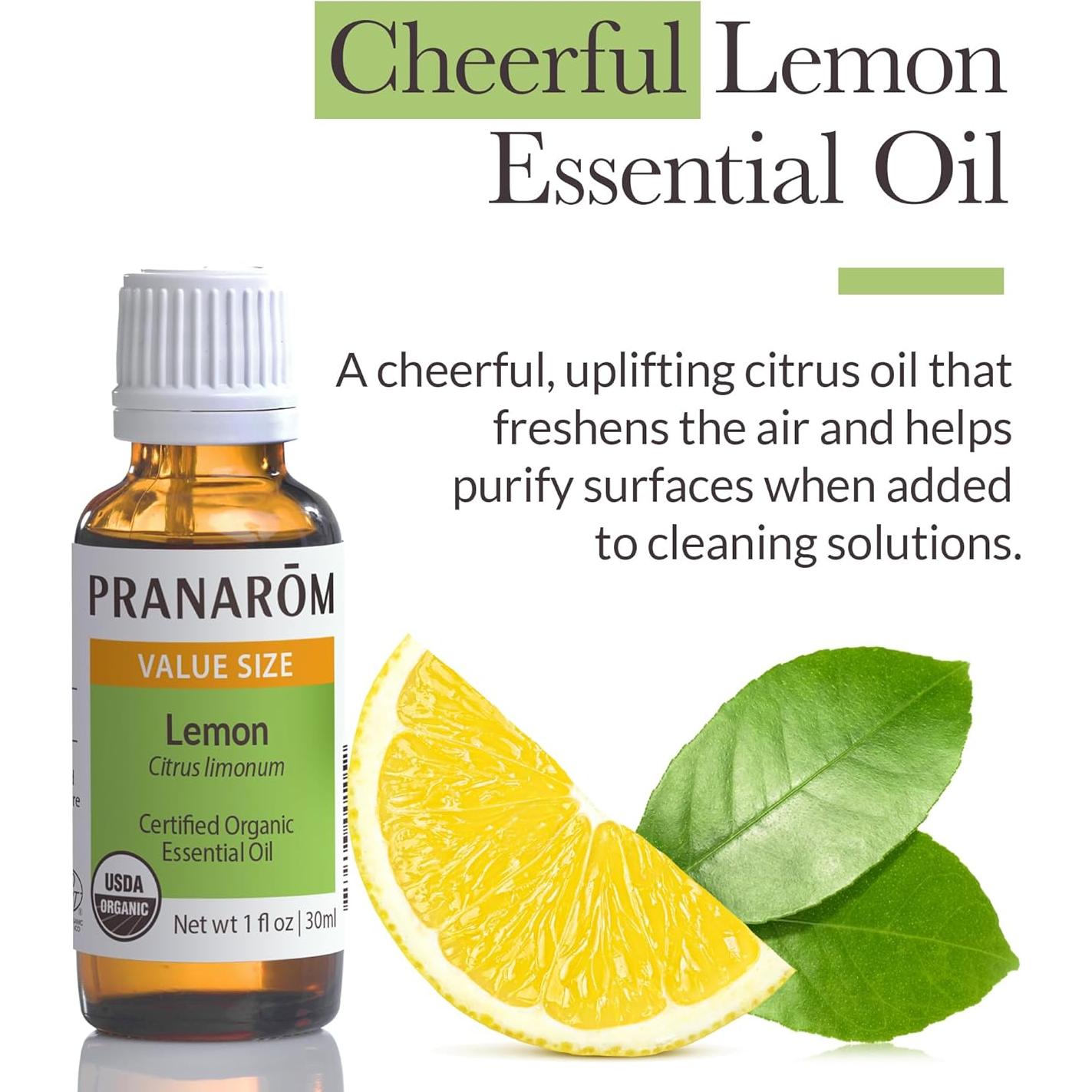 Aceite Esencial de Limón Pranarom 30ml - Orgánico y Puro