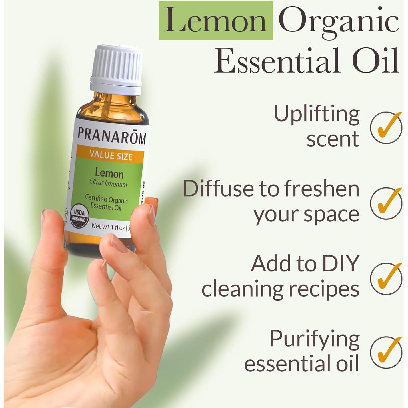 Aceite Esencial de Limón Pranarom 30ml - Orgánico y Puro
